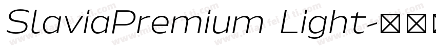 SlaviaPremium Light字体转换